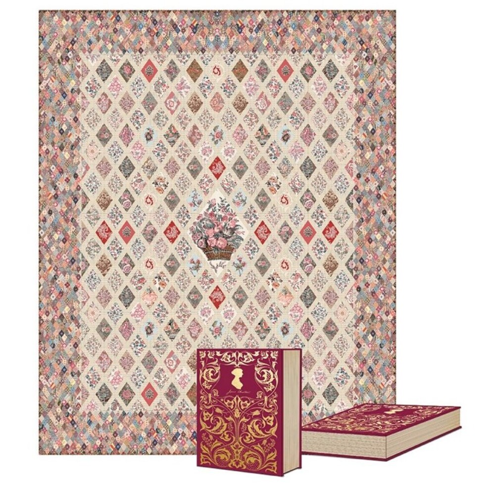 Riley Blake Designs (KT-17450) Jane Austen at Home Coverlet Quilt Kit Riley